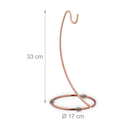 Banana holder in copper colors