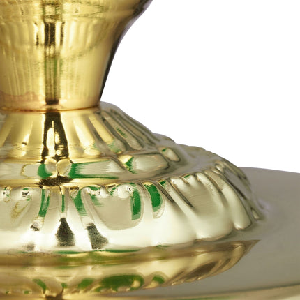 Bankerlampe mit grünem Glasschirm