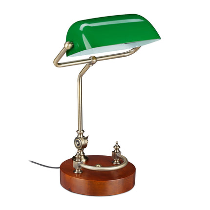 Bankerlampe mit Greenscreen