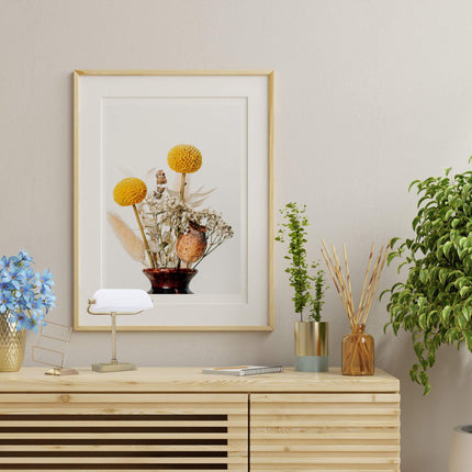 Banker lamp with white shade