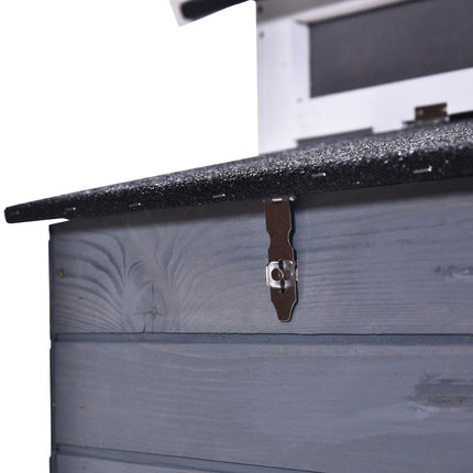 Bantam Chicken Coop With Run, Perch, Solid Wood