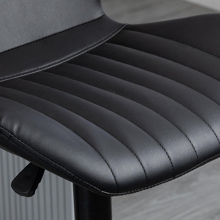 Verstellbare Barhocker aus Kunstleder, drehbar, 2er-Set