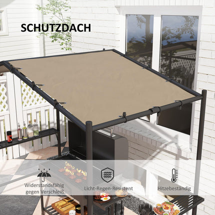 BBQ Gazebo – Waterproof, flame retardant, steel