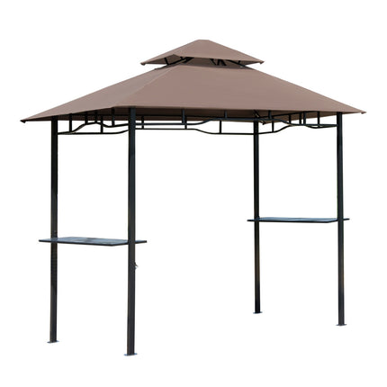Garten-Grillpavillon-Zelt, flammhemmendes Doppeldach