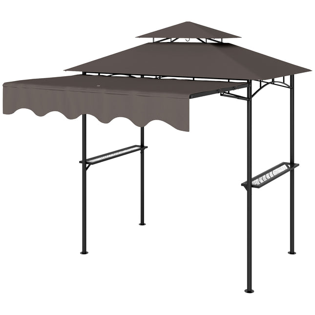 BBQ-Pavillon, wasserabweisend und flammhemmend, 242x149x248 cm