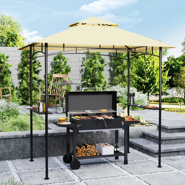 Grillpavillon, wasserabweisend, feuerhemmend, 240x150x258cm