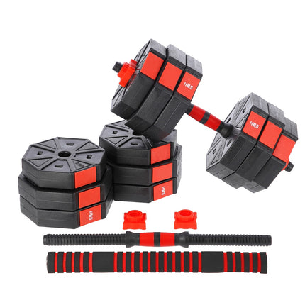 Langhantel- und Kurzhantel-Set, Komposit, 30 kg