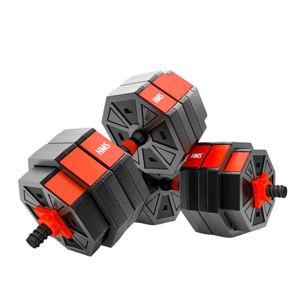 Langhantel- und Kurzhantel-Set, Komposit, 30 kg