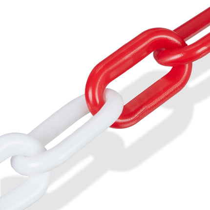 Barrier chain in red and white