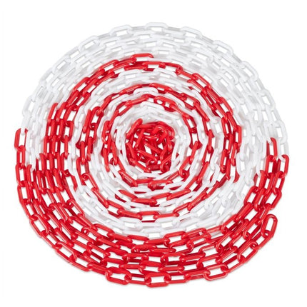 Absperrkette in Rot und Weiß