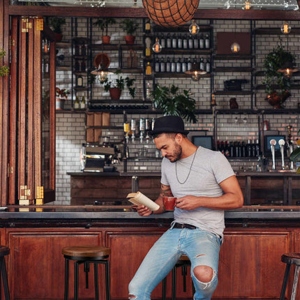 Bar stool industrial high