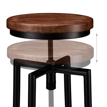 Bar stool industrial high