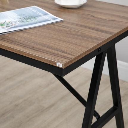 Bartisch-Set, 5-teilig, Metall, 120x60x91 cm, hellbraun