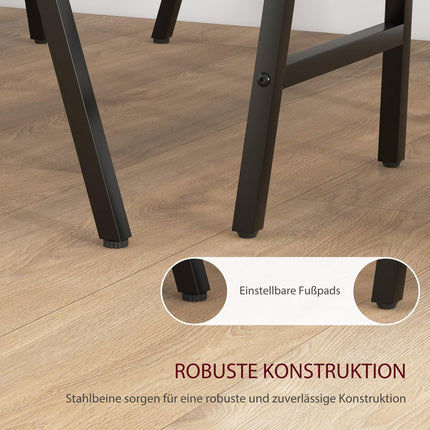 Dunkelgraues Bartisch-Set aus Stahl, 5-teilige Essgruppe