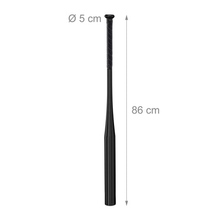 Baseballschläger Aluminium Schwarz