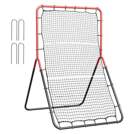 Baseball Rebounder Net 3 x 4.5 ft, 3-Zone Trainer