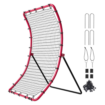 Baseball Rebounder Net 4 x 5.5 ft, 5-Angle Target