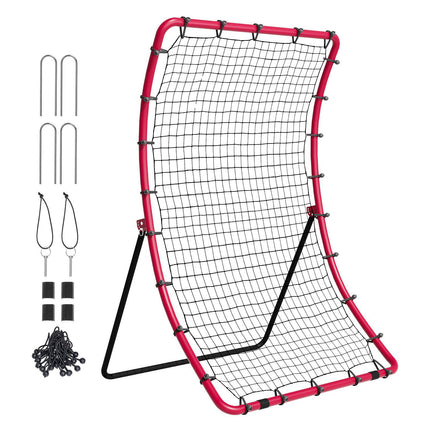 Baseball Rebounder Net 4 x 5.5 ft, 5-Angle Target