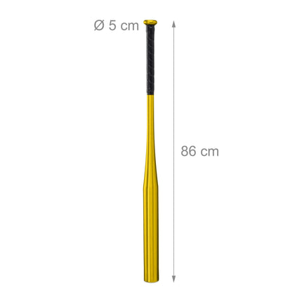 Batte de baseball en aluminium doré
