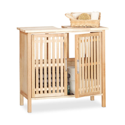 Meuble bas pour lavabo sur pied