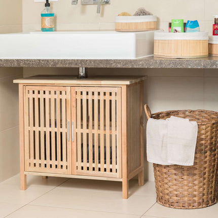 Meuble bas pour lavabo sur pied