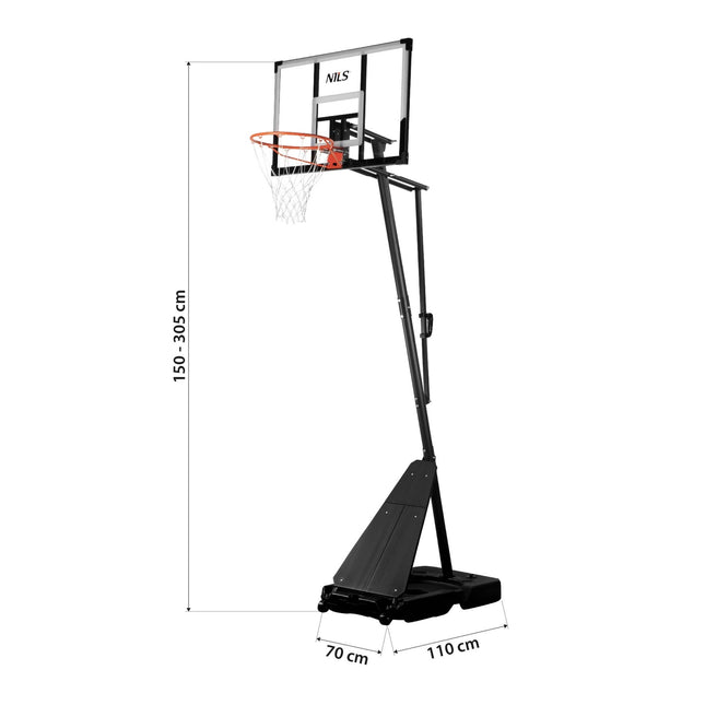 Basketbalring - Verstelbare hoogte, binnen- en buitengebruik