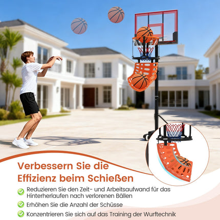 Basketball-Rückführungsaufsatz, 360° drehbarer Rebounder