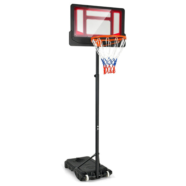 Basketballkorb für Kinder. Wetterfester Korbständer mit verstellbarer Höhe von 90-210 cm