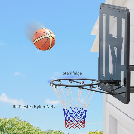Basketballkorb für drinnen und draußen – Ø45 cm Ring, zur Wandmontage