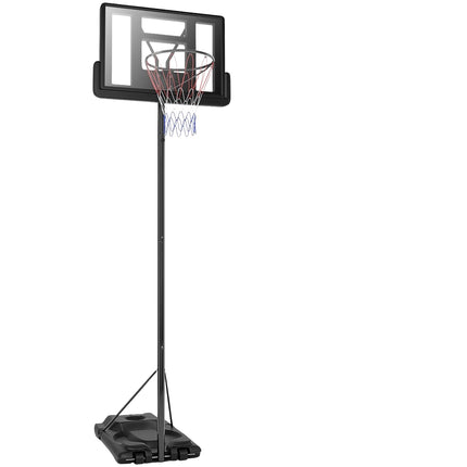 Basketballständer 180-305 cm höhenverstellbarer Basketballkorb mit Ständer &amp; 2 Rädern Korbsystem für Kinder