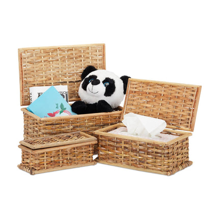 Korb 3er Set Rattan