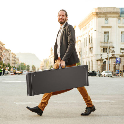 Bass Guitar Hard Case, 48-Inch Waterproof, Lockable
