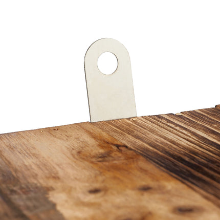 Fledermauskasten-Set, geflammtes Tannenholz, 2 Stück