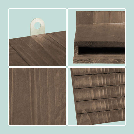 Bat Box Set, Wooden, 2-Pack, Outdoor Use