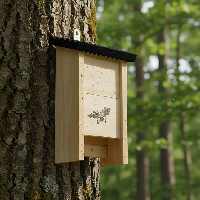 Bat Boxes Set of 4 – Untreated Wood, Easy Climb