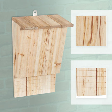 Fledermauskästen, Holz, 2er-Pack, Naturschutz