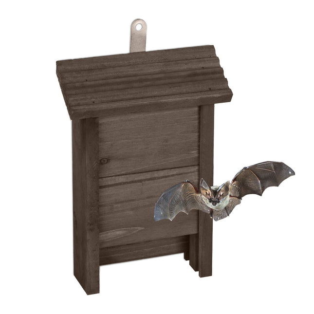 Nichoir à chauves-souris en bois marron