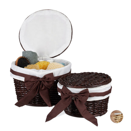Ensemble de 2 paniers de bain