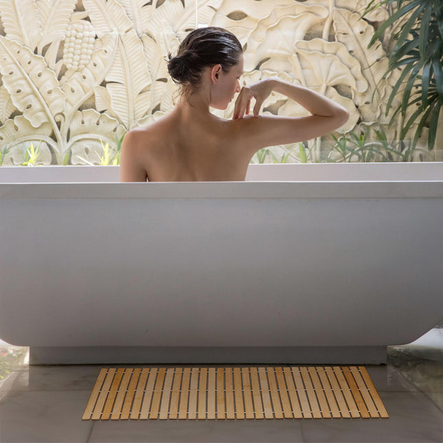 Badematte aus Bambus 80x50 cm