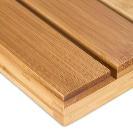 Bath mat in bamboo