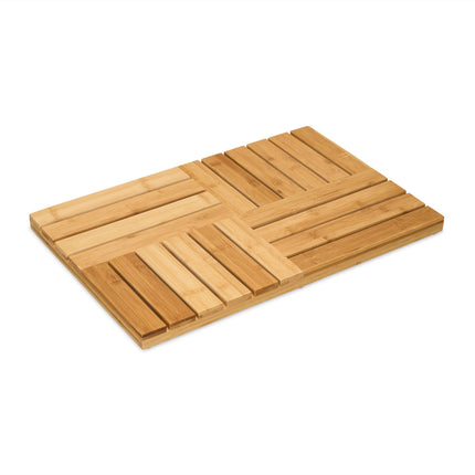 Bath mat in bamboo