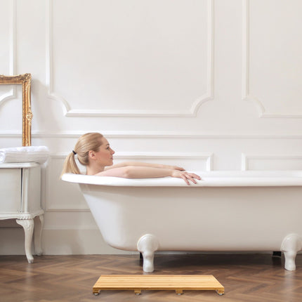 Tapis de bain en bambou naturel