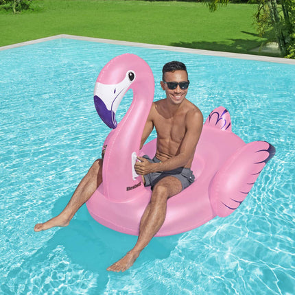 Badematratze 1,53m x 1,43m Luxus Flamingo