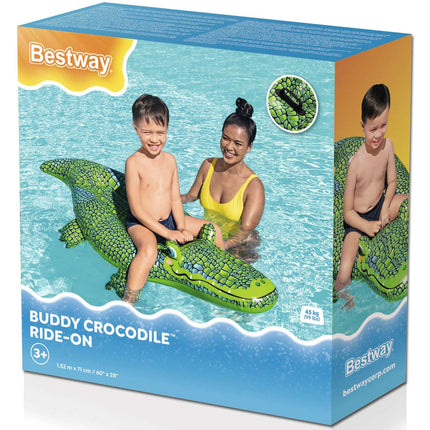 Nafukovací matrace Buddy krokodýl Ride-On 1.52m x 71cm