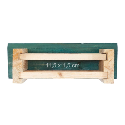 Maison pour chauves-souris avec toit vert