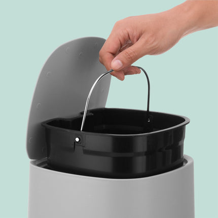 Bathroom Bin 5L, Soft-Close, Foot Pedal