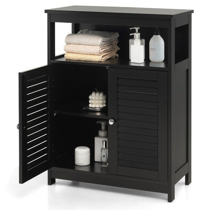 Bathroom Cabinet Freestanding Bathroom Cabinet Storage Cabinet Black