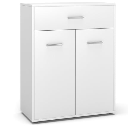 Badezimmerschrank mit Tür und Schublade, 60x29x82 cm