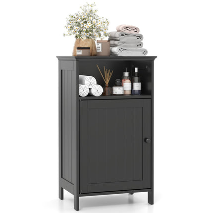 Bathroom Cabinet with Adjustable Shelf, 40x30x70 cm, Black