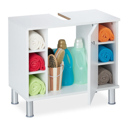 Badezimmerschrank mit Tür und Einlegeböden